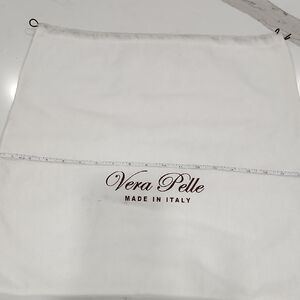 Vera Pelle Italian White Bag